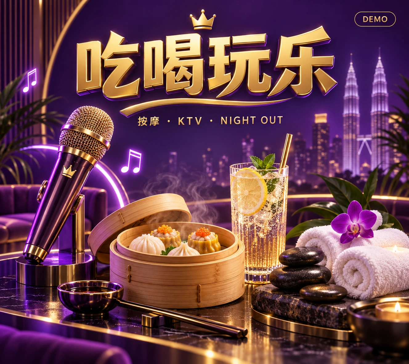 吃喝玩乐 Demo